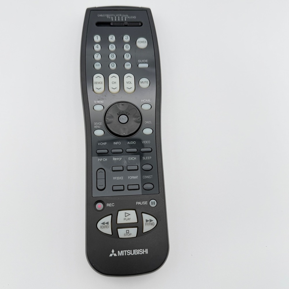 Mitsubishi TV VCR DVD Audio Remote Control‎ EUR7616Z2B OEM Tested Works